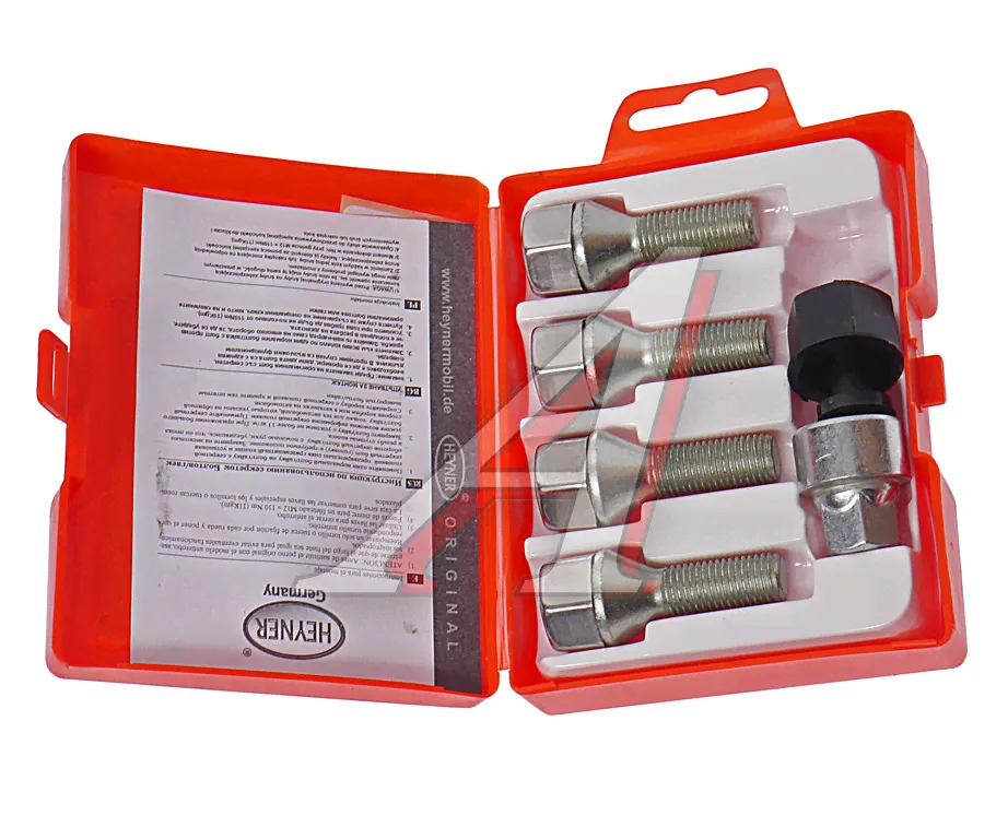 Болт колеса М12х1.5х30 секретки комплект 5шт HEYNER-0