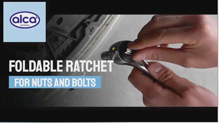 Foldable Speed Ratchet For Wheel Bolts and Nuts alca Germany